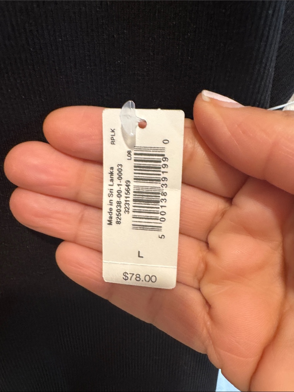 GAP Black Ribbed Tank Dress - Picture 4 of 6